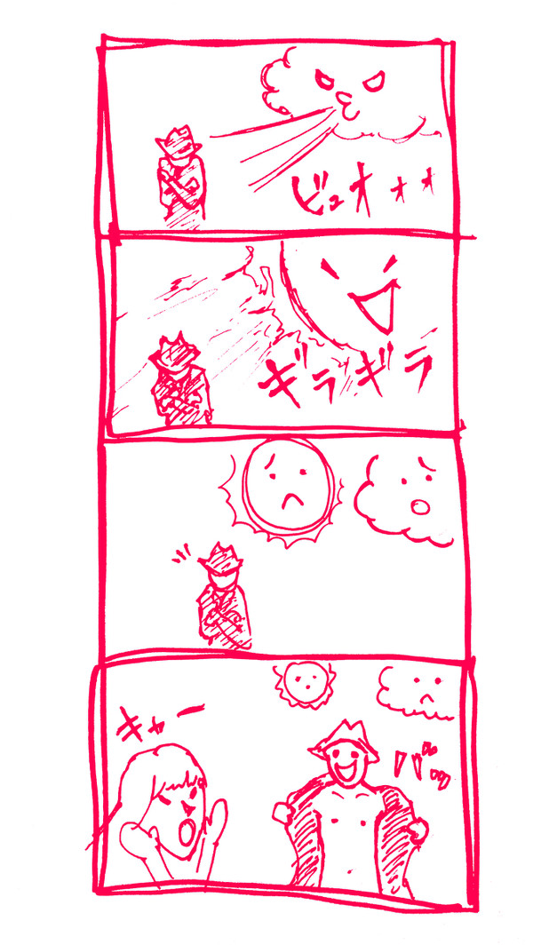 北風と太陽