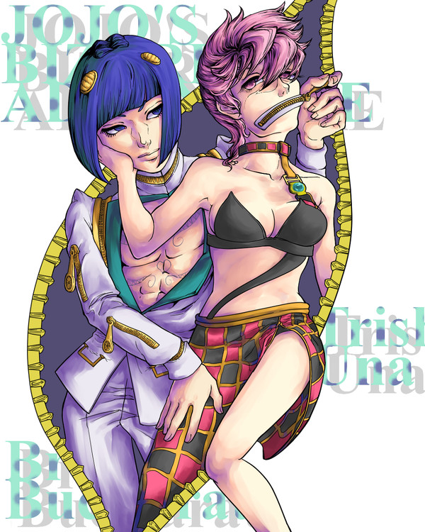 ブチャラティとトリッシュ