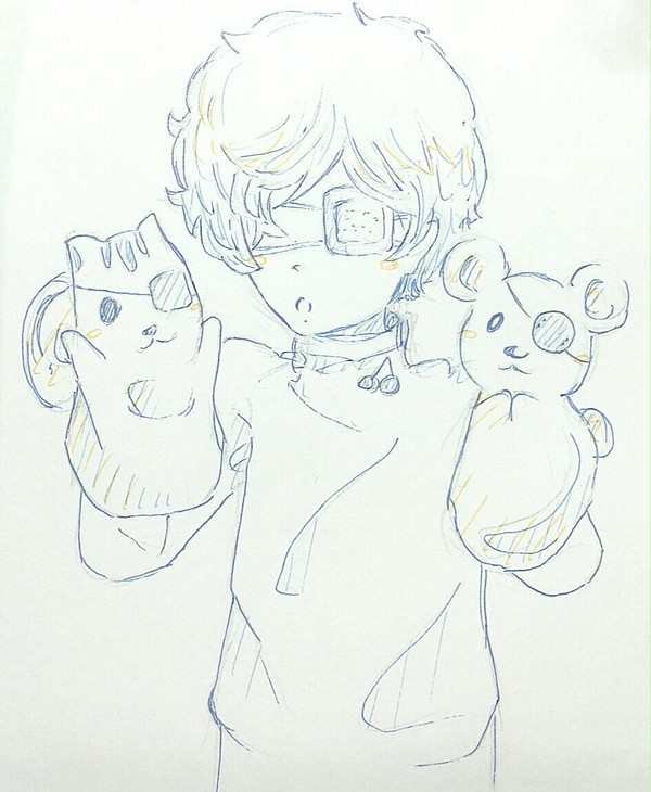 片目キャラって