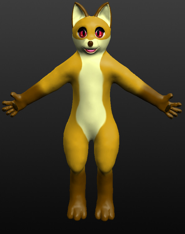 代理キャラ着ぐるみ化計画_モデリング
