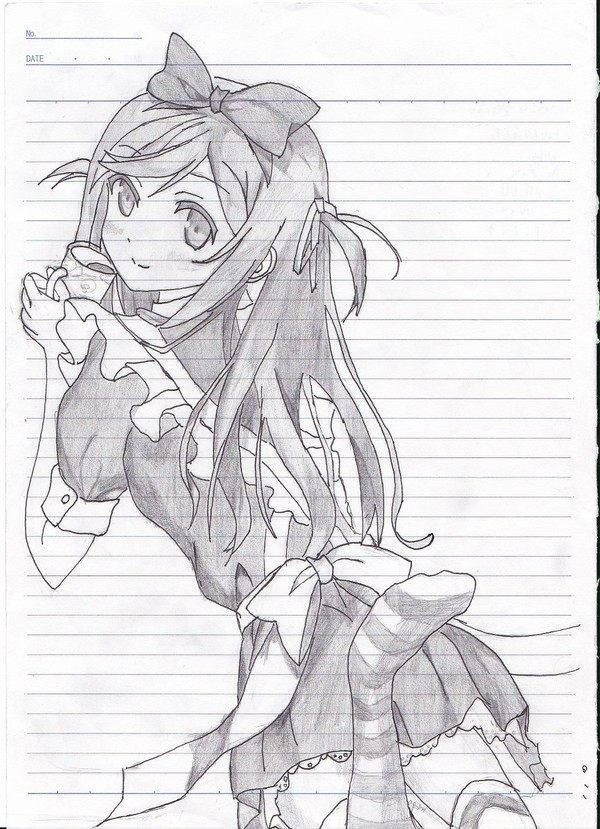 カントク　イラスト　模写