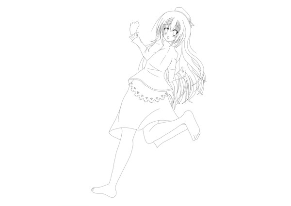 [艦これ]愛宕お姉さん線画