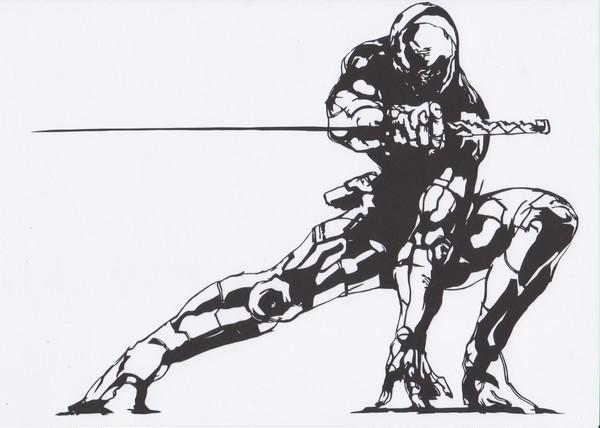 【切り絵】　グレイ・フォックス