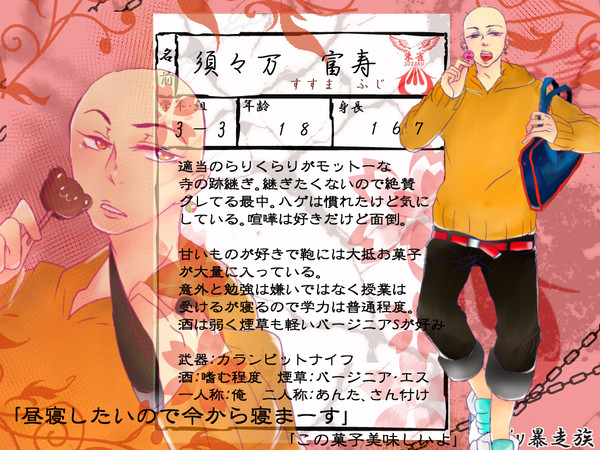 【ぴく暴】須々万富寿【キャラシ】