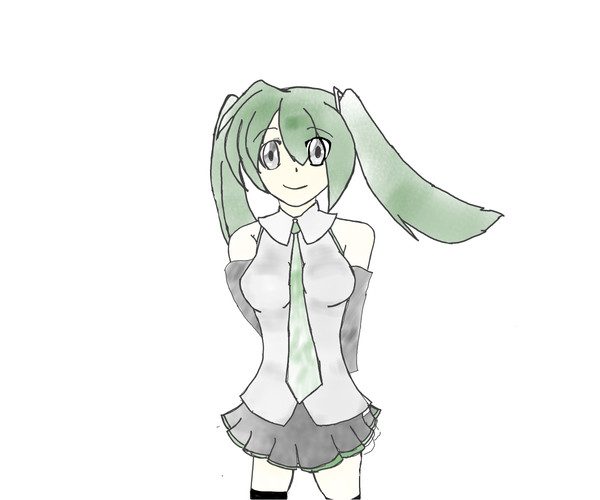 初音ミクを描いてみた番外編
