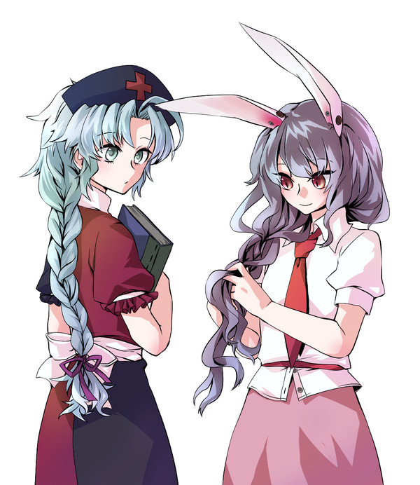 三つ編みお揃い師弟