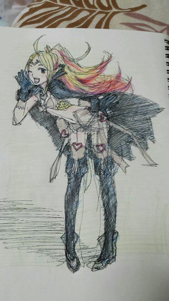 設定資料集ノノちゃん模写