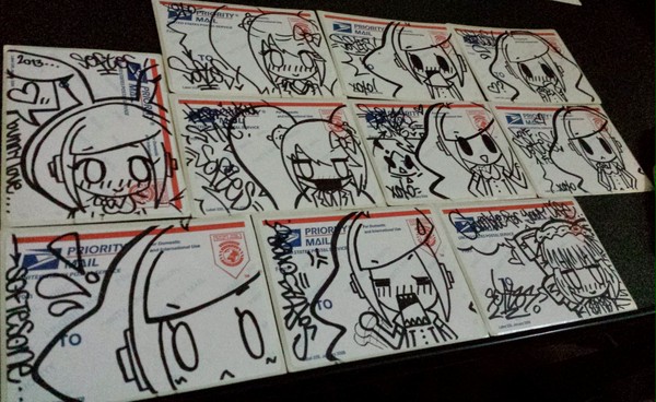 random stickers