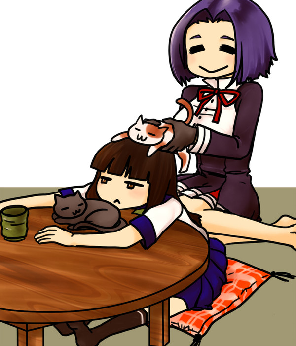 龍田ちゃんと初雪ちゃん