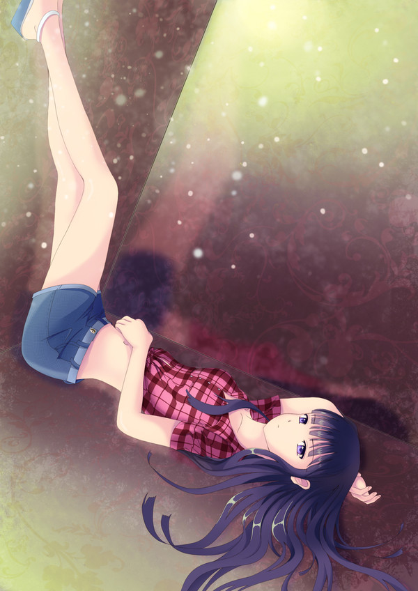 格子衫女孩