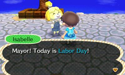 Animal Crossing Labor Day!