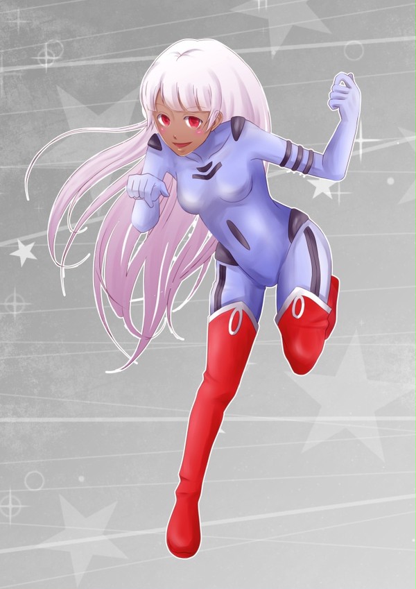 スーツの女の子