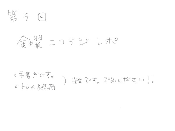 第9回　ニコラジレポ