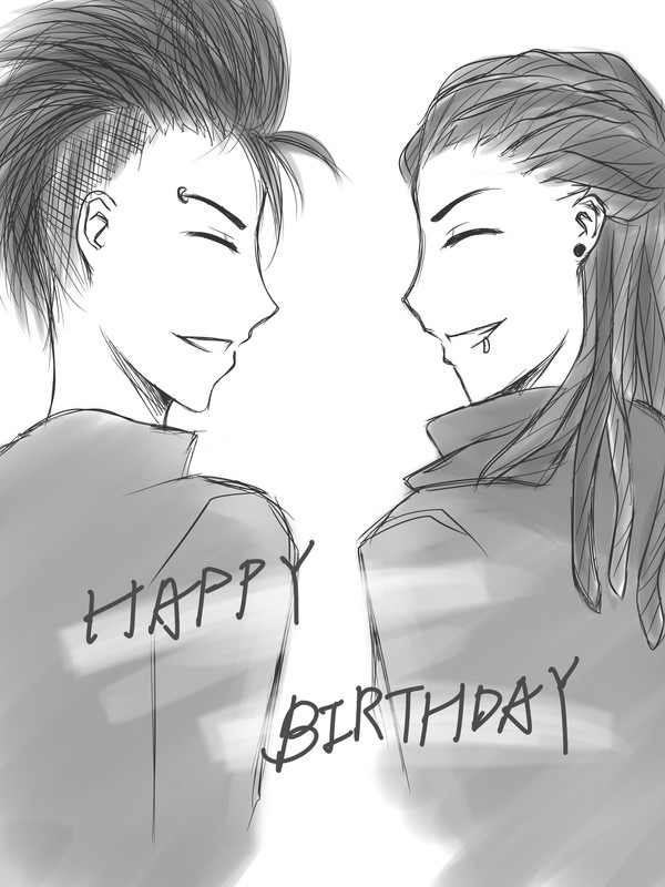 KAULITZ 兄弟生日賀圖