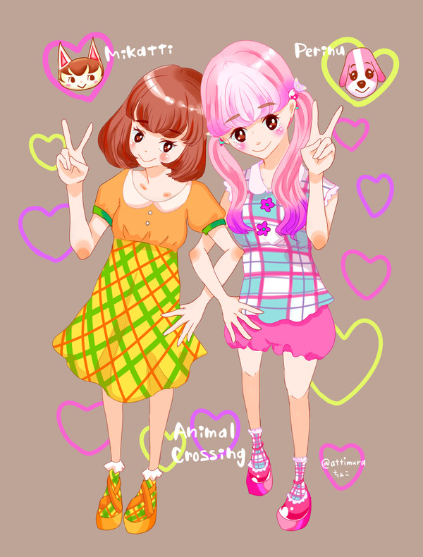 とび森擬人化