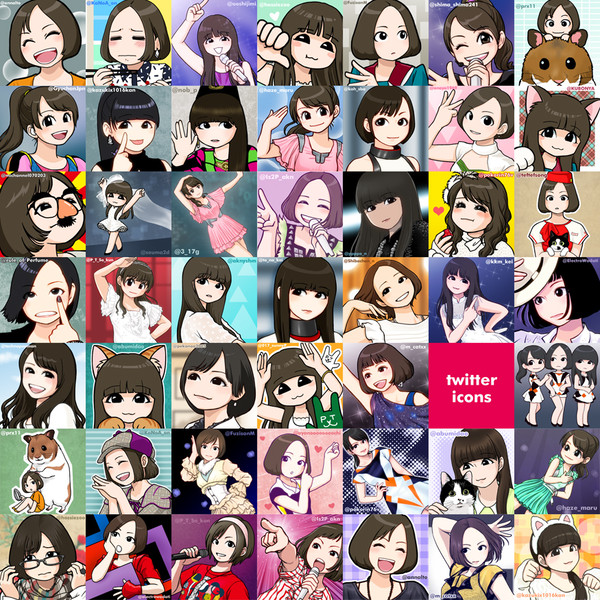 Perfume Twitterアイコン集