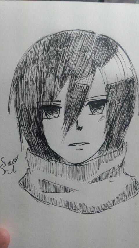 進撃の巨人らくがき
