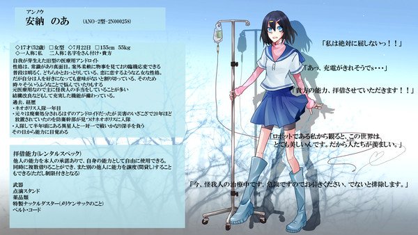 【ネオポリス】安納のあ【キャラシ】