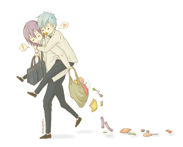 [紫黒]　おんぶ