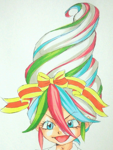 ソフトクリームヘアー