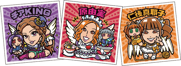 ビックリマン風　アイマスガールズシール（無料配布の告知有）