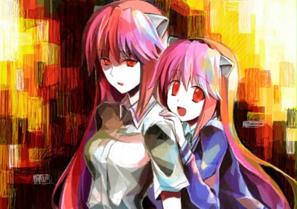 エルフェンリート：ルーシーさんとニュウちゃん
