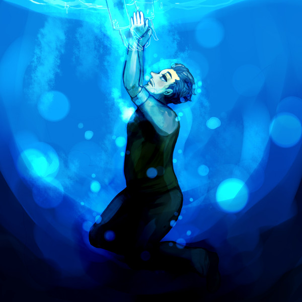 blue