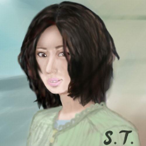 ウェーブな女性