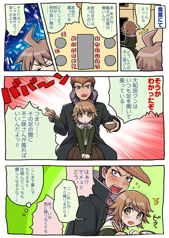 大和田くんと不二咲さんと石丸くんの朝食