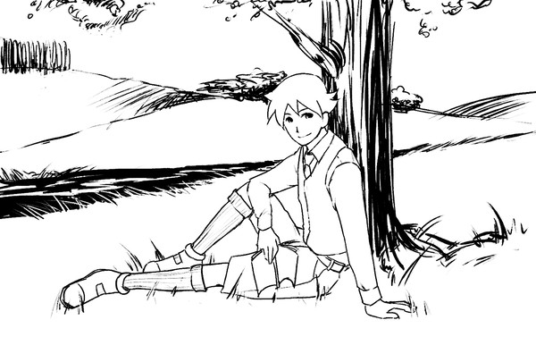 Clive by the river