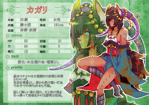 【七つの国】カガリ【第6期】