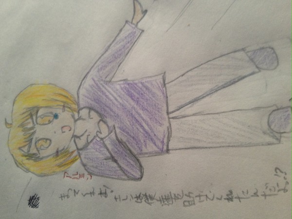 突発的に描いて見た(アルミン)