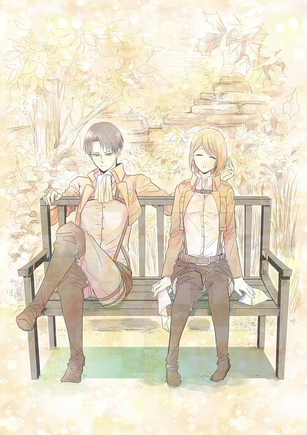 リヴァイ兵長とペトラ