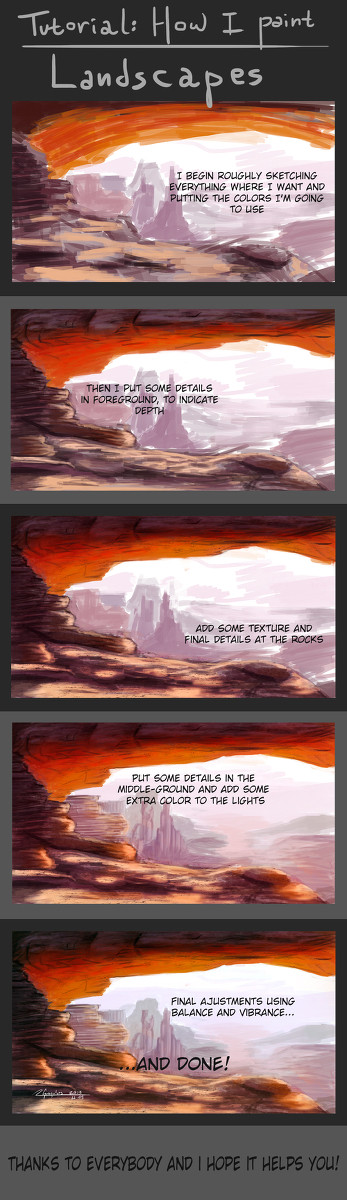 Step by step - Landscapes