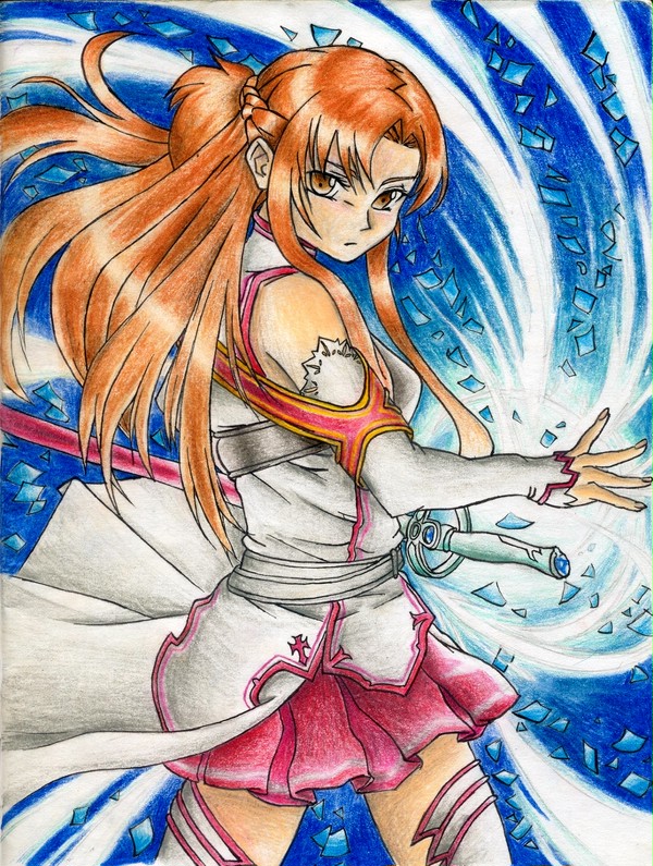 Asuna, from Sword Art Online.