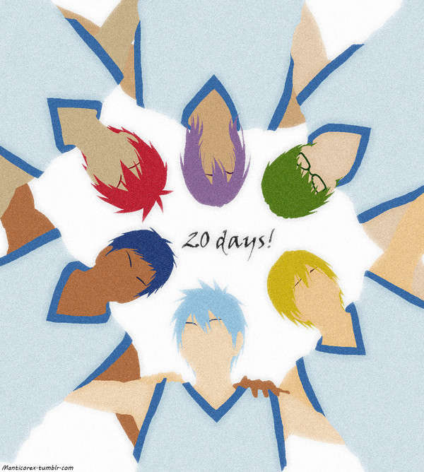 KNB countdown - Kiseki no Sedai