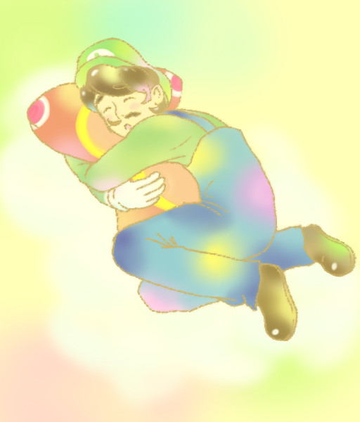 眠るルイージ