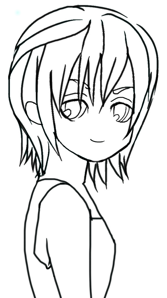 タレ目の女の子
