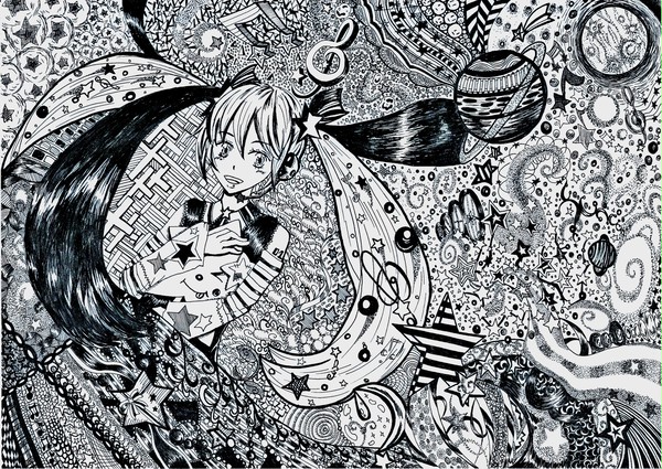 モノクロ　ミク