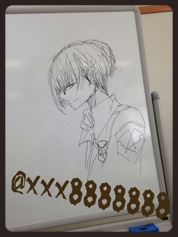 ホワイトボードの落書き
