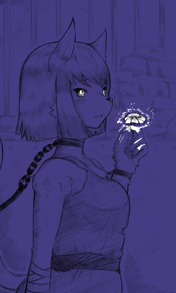 Darkness in white eyes