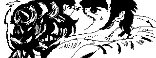 Mamiya kissing Kenshiro