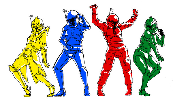Let´s Dancing ！！ 戦隊風