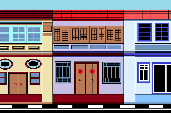 Old style home (CPU drawing)