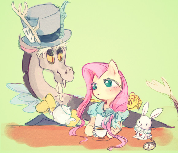 Fluttershy in wonderland