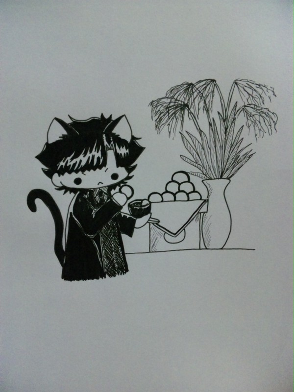 【獣耳】お月見