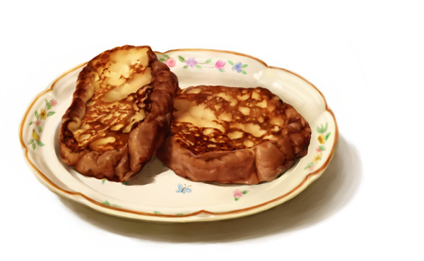 ソフトフランスパンのフレンチトースト