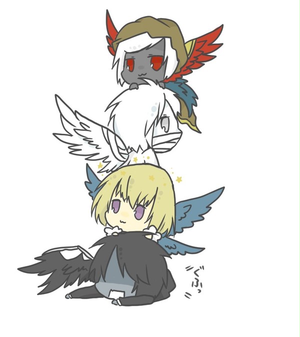 羽根キャラたち