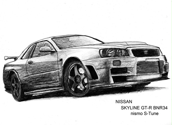 【模写】日産 SKYLINE GT-R nismo s-tune