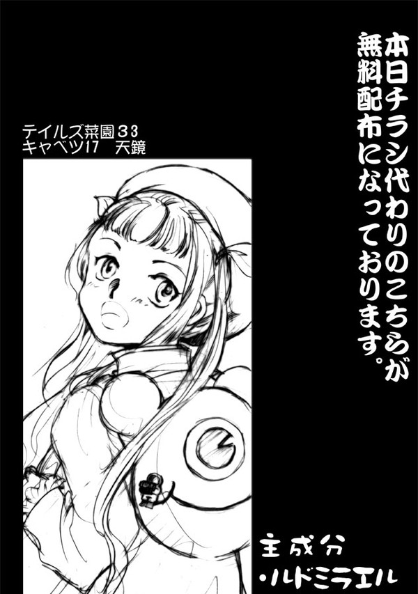 テイルズ菜園33で出したコピ無配(漫画というかイラスト三昧)